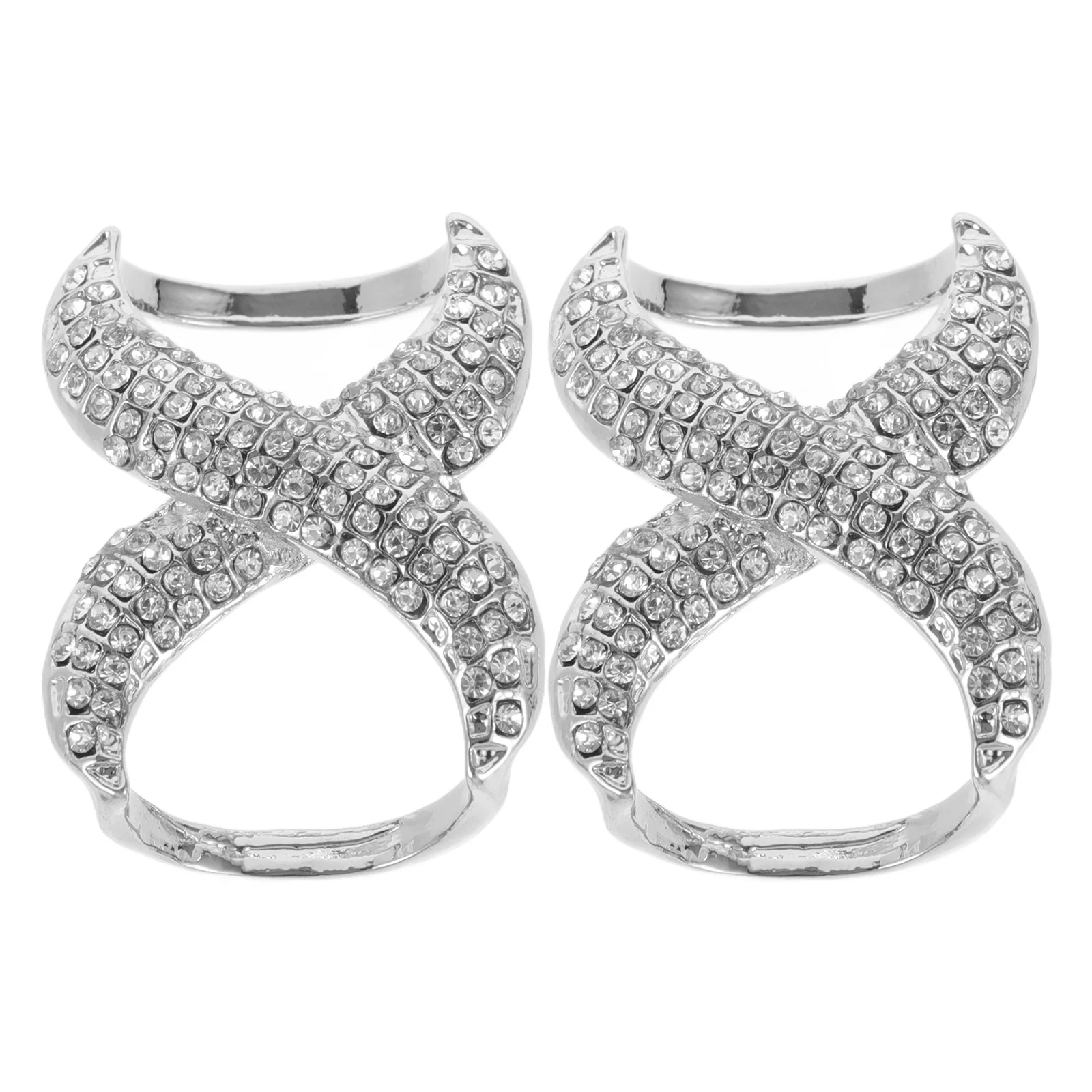 คลิปหนีบผ้าพันคอ 2 ชิ้น รูปหัวใจ แบบเกลียว สำหรับเสื้อยืด เสื้อสเวตเตอร์ เสื้อผ้า ใช้รัดเอว สวยงาม ทันสมัย