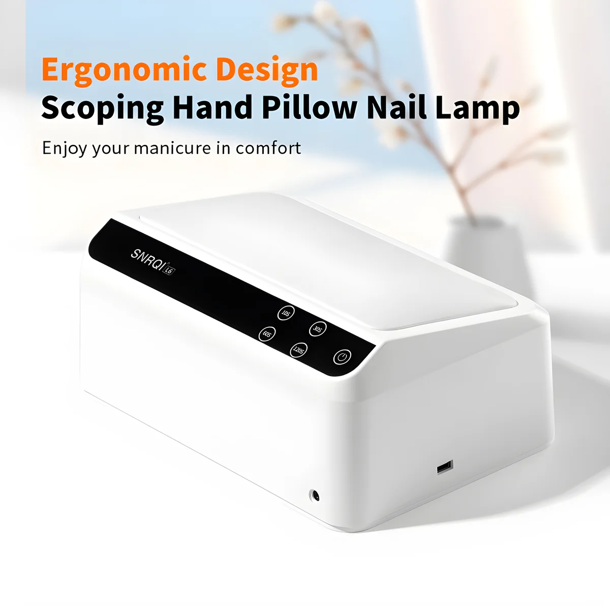 New Arrival 2-in-1 UV LED Nail Lamp with Arm Rest Pillow for Gel Polish 72W Nail Light Dryer with 4 Timers for Salon or Home Use