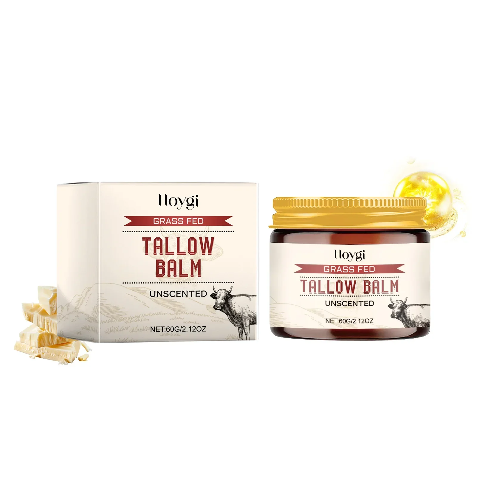 

Tallow Balm Moisturizing Cream Anti-Aging Cream for Wrinkle Reduction - Get Youthful and Glowing Skin Firming Moisturizer