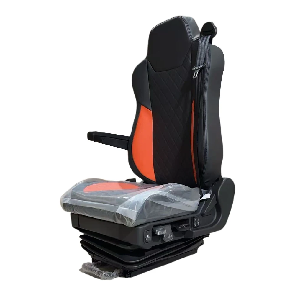 China Truck Seat For FAW Jiefang Sany Sinotruk HOWO C&C XCMG North Mercedes Truck Driver Seat Replacement