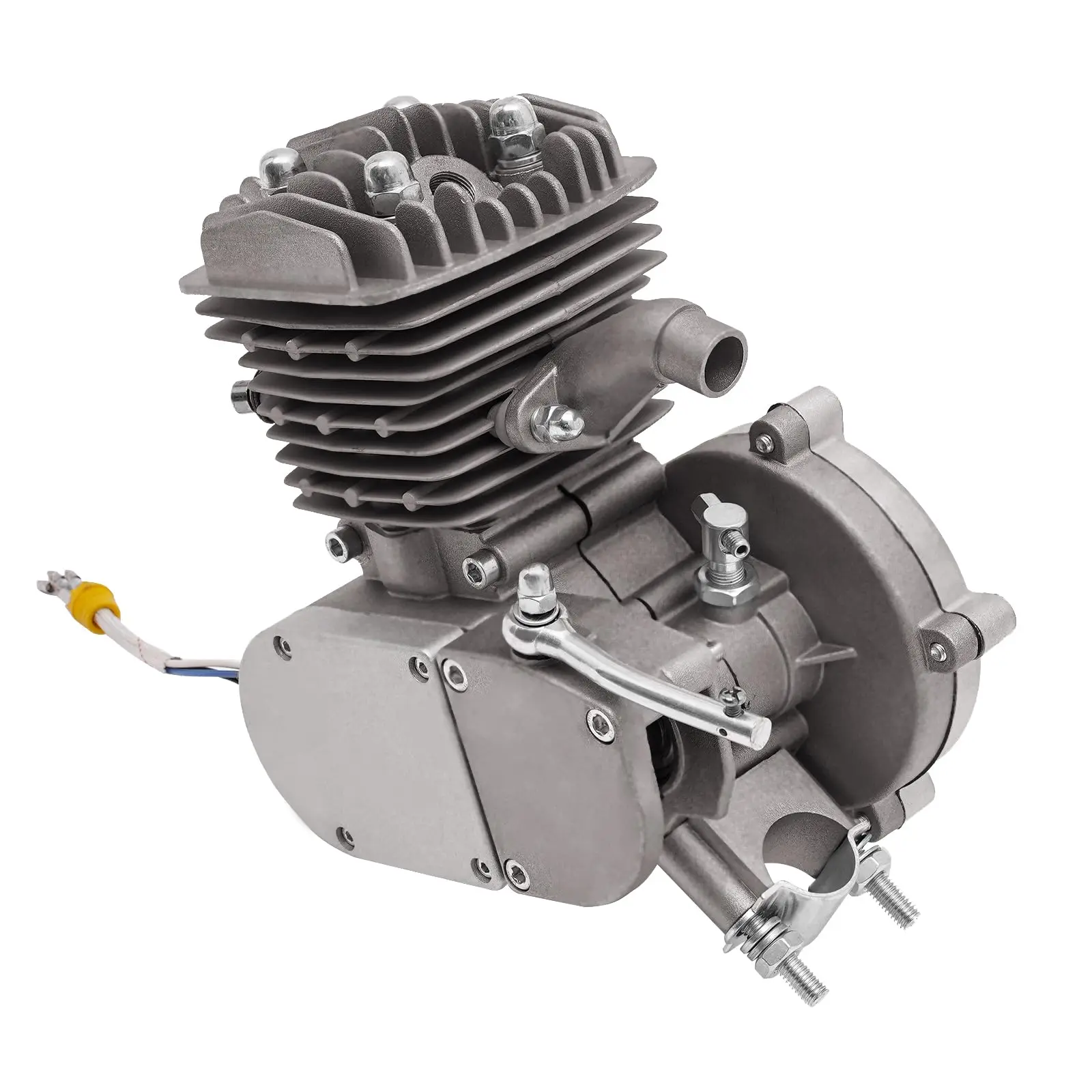 مجموعة محرك الدراجة الآلية بالغاز 80Cc ثنائية الأشواط، محرك بنزين 5500R/دقيقة للدراجات الجبلية والطرادات والدراجات النارية ودراجات الطرق