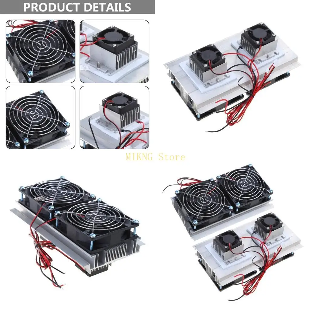 

Water Cooling Radiator Fan Semiconductor Electronic Peltier Refrigeration Freezer Small Air Conditioner 120W 12V best sale