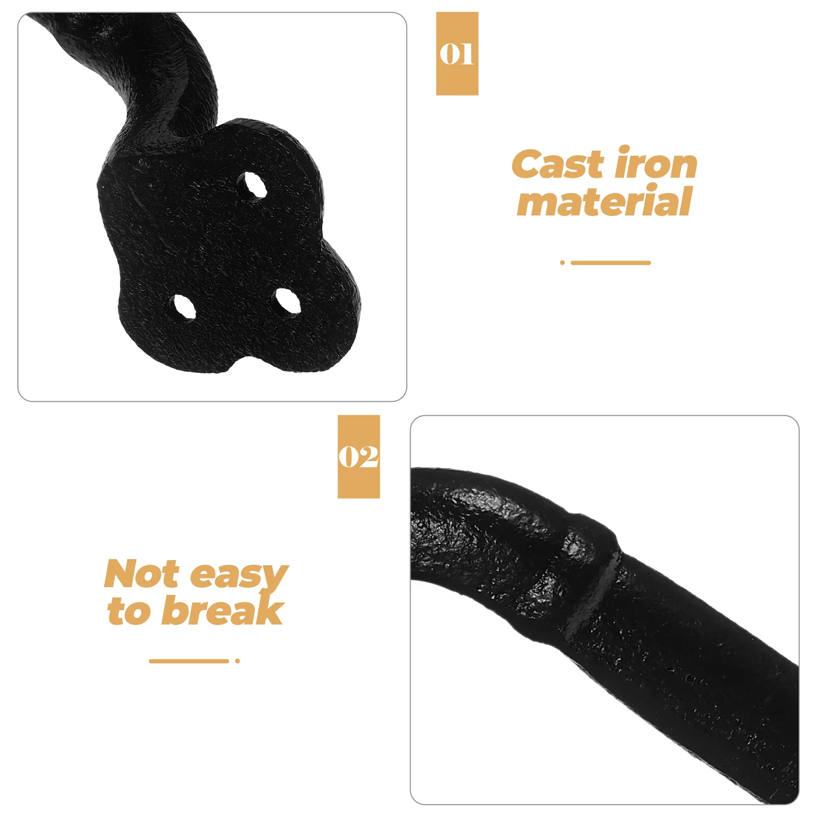 

Cast Iron Handle Wardrobe Cabinet Hardware Equipment Pull Door Knobs for Wardrobes Decorative Dresser Metal Handles
