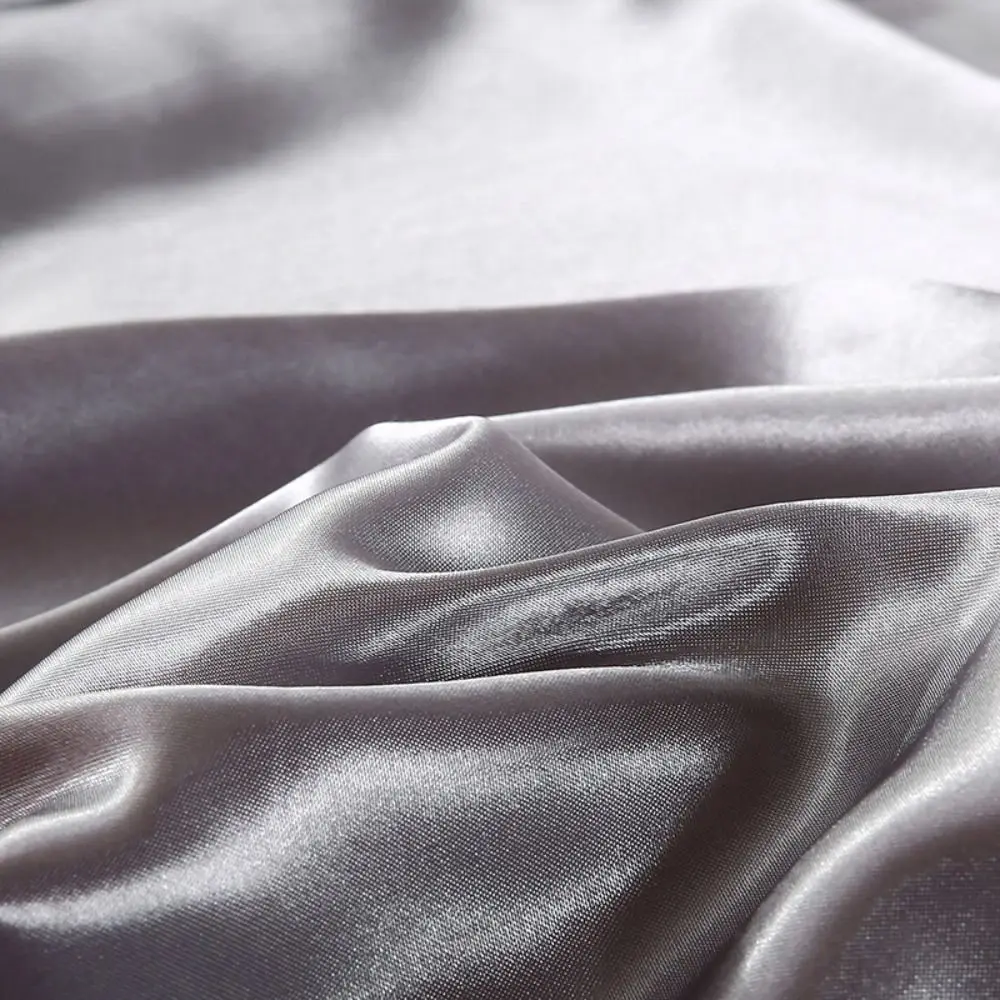 Mattress Topper Waterproof Mattress Cover Solid Color Dust Proof Mattress Pad Satin Silk Elastic Matress Protector Bedroom