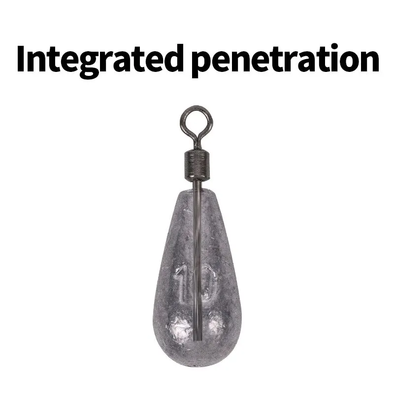 Quick Release Fishing Weight Sinker 10Pcs10g Soft Bait Sinker Bass Fishing Tackle Accessories Line Sinkers Hook Connector image 6