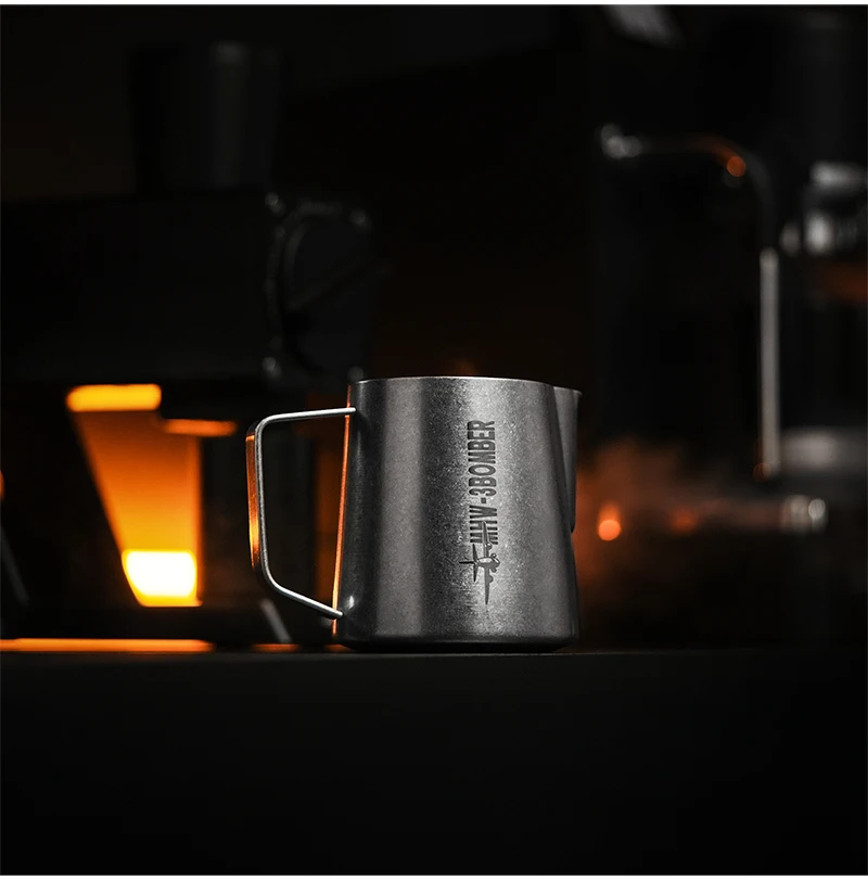 MHW 3BOMBER 400/700 ml Milchaufschäumkrug Dampfgarer Tasse Große Kapazität Milchschaumkrug Milchdampfende Latte Werkzeuge Kaffeezubehör – Detail 12