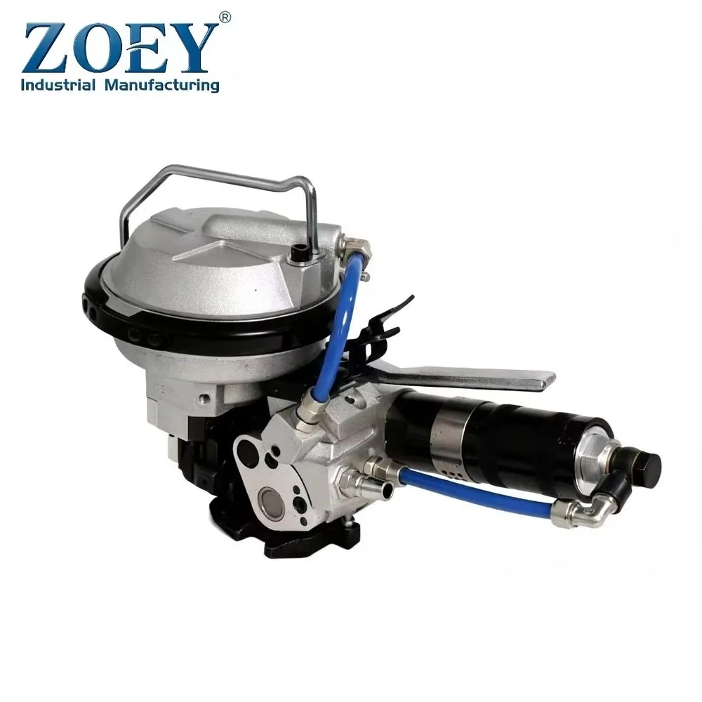Pneumatic Strapping Tool for Steel Strip Binding KZ13/16/19mm Industrial Steel Strip Packaging