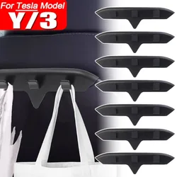 1/2PCS Multi-Purpose Car Seat Backrest Hooks Car Inside Rear Seat Car Hooks for Tesla Model Y/3 Key Mug Bag Sundry Rack Hangers