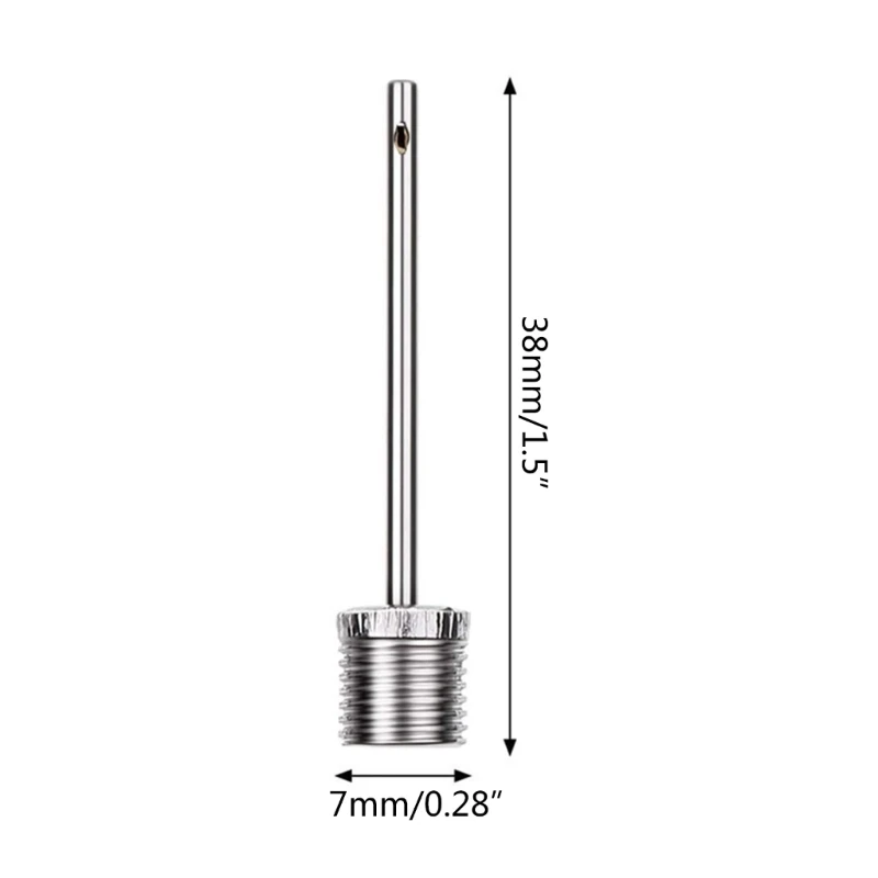 30 Pcs Stainless Steel Airs Needle Ball Needle Air Inflation Needle for Blowing Up Football, Basketball