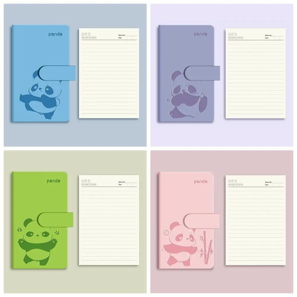 Durable A6 B6 Pocket Notebook Panda Mini Portable Handbook 192 Pages Waterproof Cover Diary Book Stationery