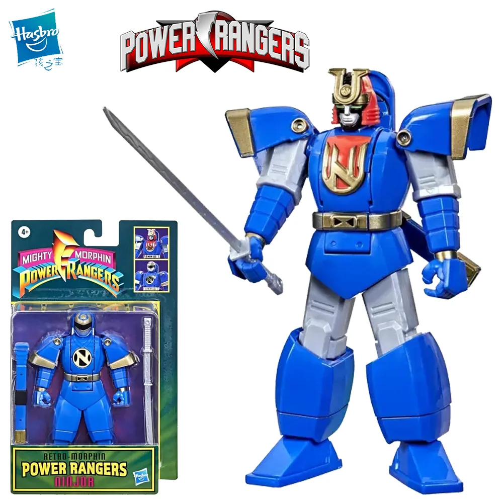 Hasbro Power Rangers series Retro-Morphin Ninjor Fliphead Action Figure Children's Toy Gift Collection Toys