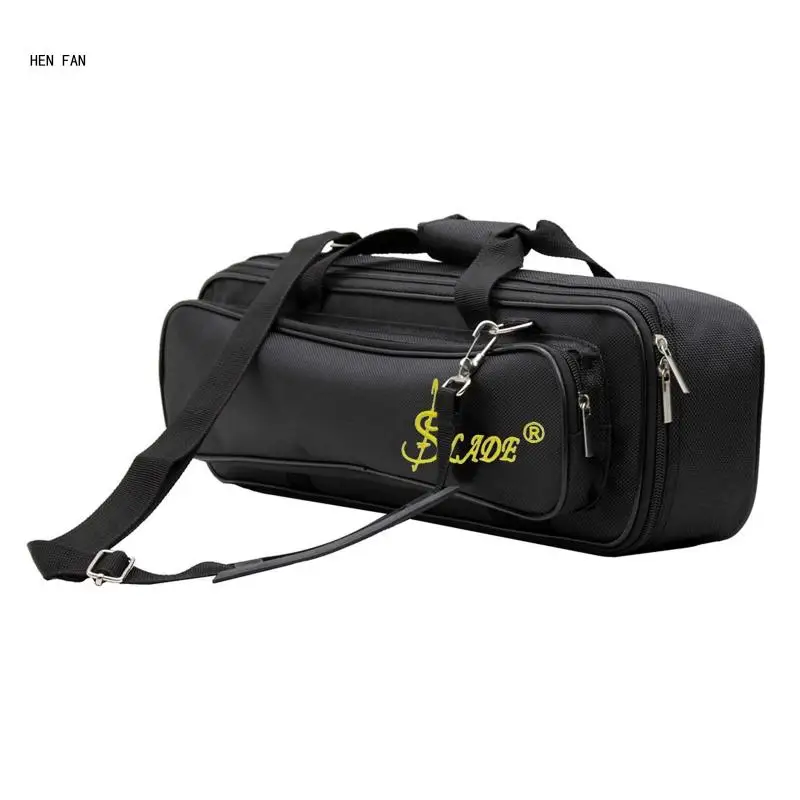 Convenient Shoulder Case Flute Bag Handheld Handbag Designs Perfect for School, Practice Rooms, and Performances M89D