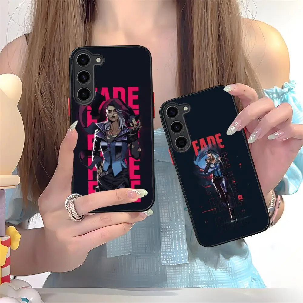 Valo Fade Phone Case for Samsung Galaxy S26 S25 S24 S23 S22 S21 Plus FE Ultra Skin Feel Shockproof Cover