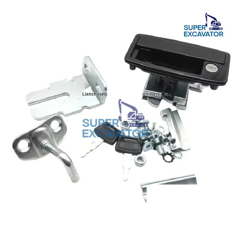 For Lonking LG60/75/85/90 Engine cover lock Machine cover lock engine cover lock battery box lock excavator accessories