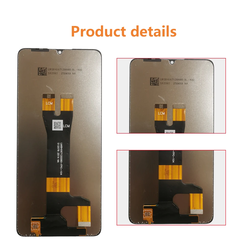 6.75' Original Lcds For ZTE Blade A36 Z2472 LCD Display Touch
