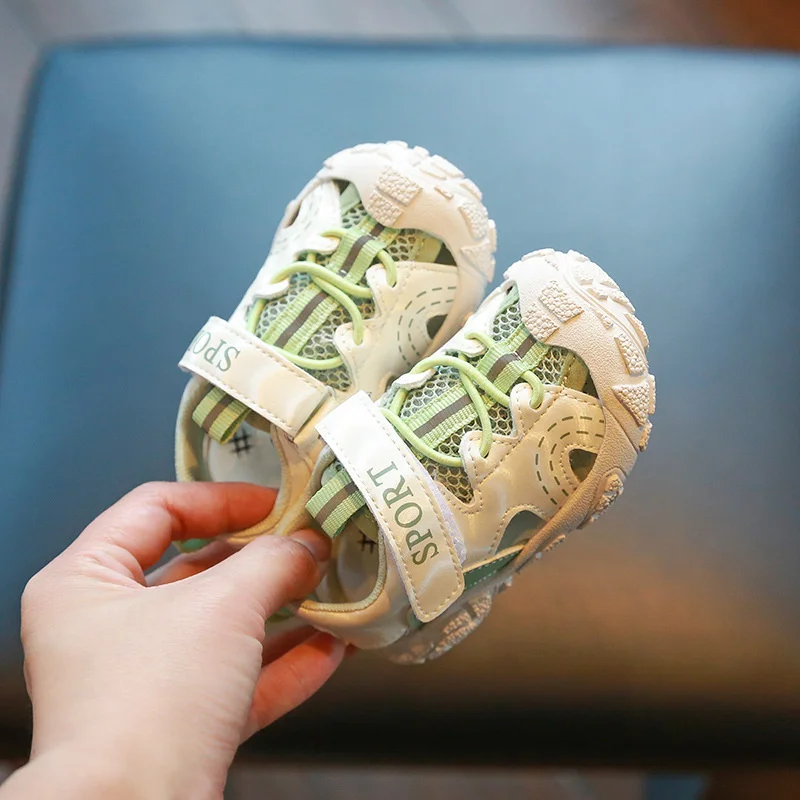 

Baby Functional Sandals Soft Soles 1-3 Years Old Boy Girls Toddler Shoes Mesh First Walkers Anti Kicking Baby Shoes Boys' Shoes