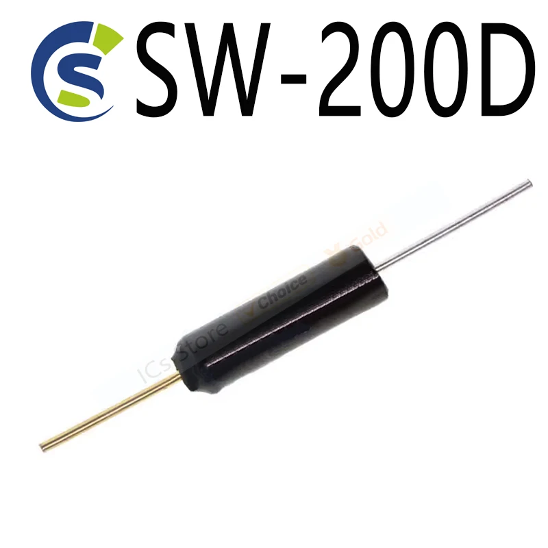 10PCS New and Original Vibration switch Ball switch Tilt switch Double bead Angle sensor SW-200D
