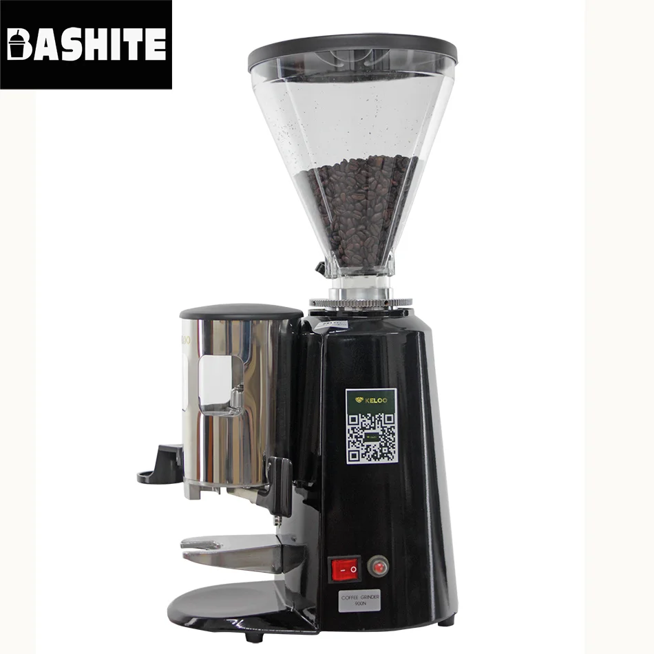 

Кофемолка с жерновами, профессиональная коммерческая кофемолка с плоскими жерновами, промышленная мельница для кафе, электрическая кофемолка для эспрессо