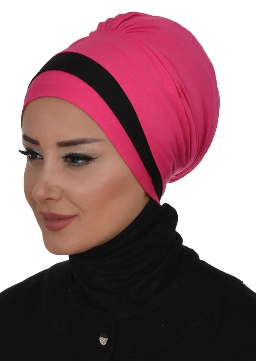 Doppel farbe gekämmte Knochen fuchsia