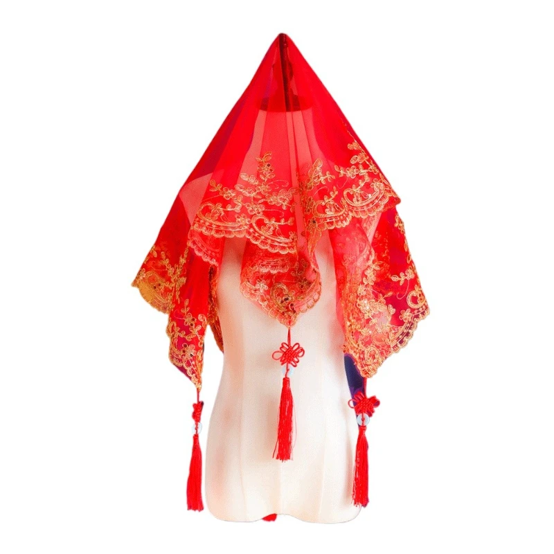 red-hijab-bride-wedding-chinese-show-lace-he-wedding-veil-women's-headdress-wedding-props