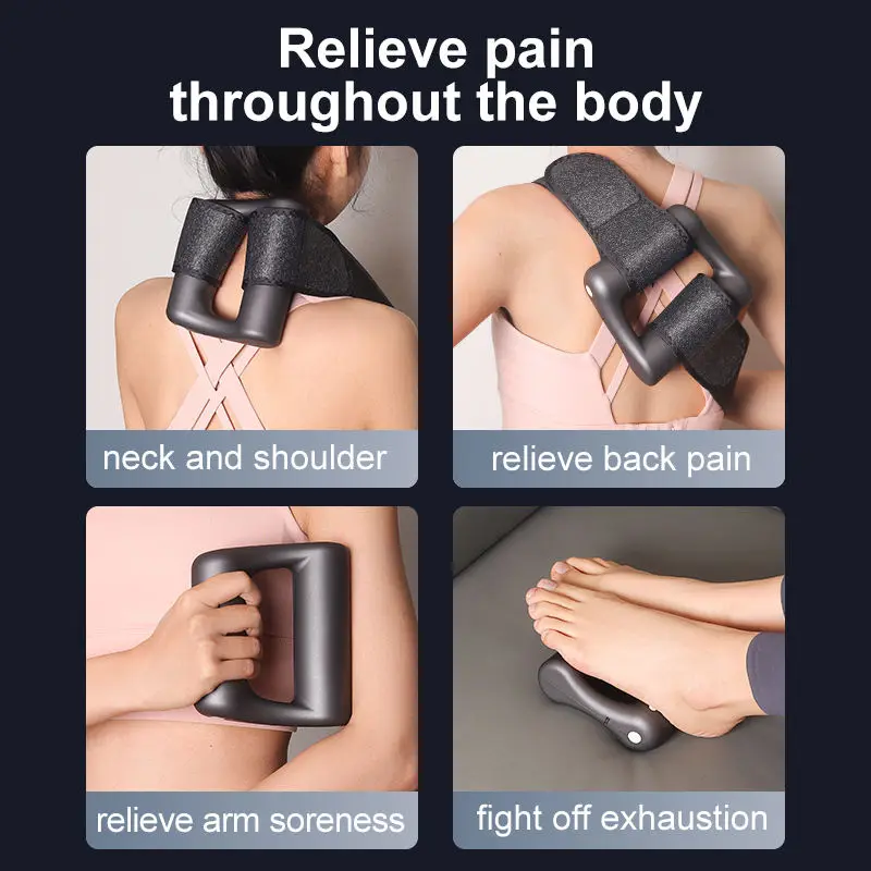 Muscle relaxation massager with 5 gears, new design, for the whole body, shoulder, neck, calf, abdominal massage belt