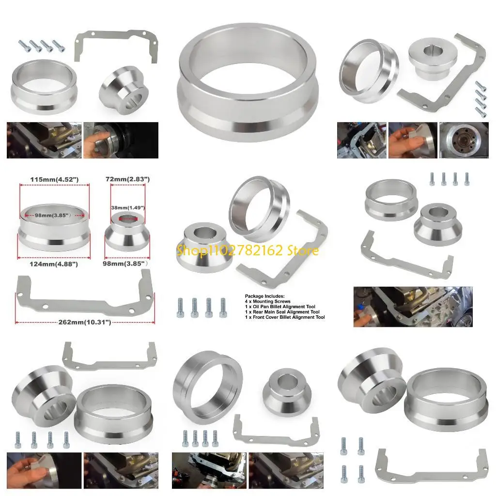 

547B Front Rear Cover Oil Pans Alignment Tool for Series Engines 4.8 5.3 5.7