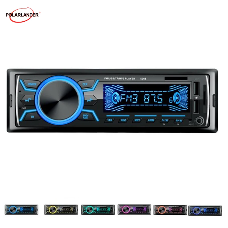 12V 5008 MP3/WMA/WAV formats Support Fast Charge Dual USB Bluetooth Card Reader Car MP3 Player FM Radio Function