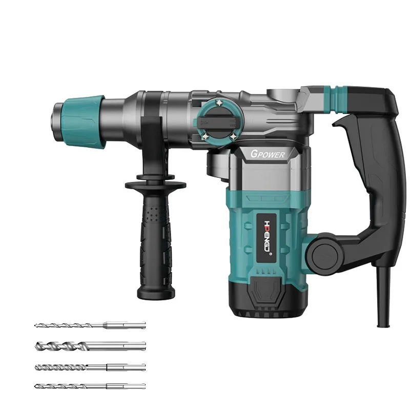 Rotary Electric Hammer Impact Drill Multi-function Hammer Drill Electric Pick For Road Concrete Demolition