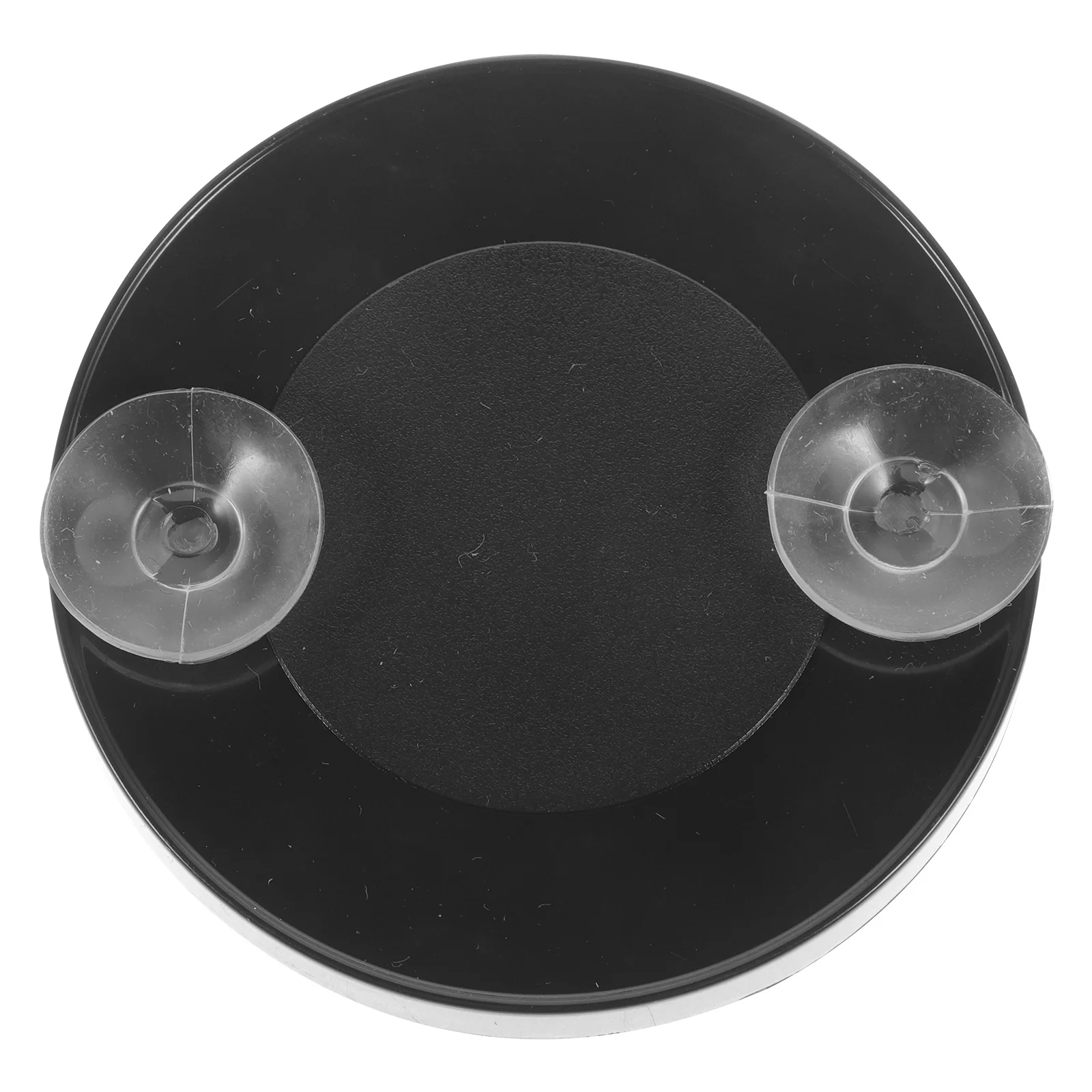 5x مرآة مكبرة صغيرة مستديرة 7.5 سم مرآة ماكياج مدمجة شفط أكواب جيب الحمام أداة السفر الأسود