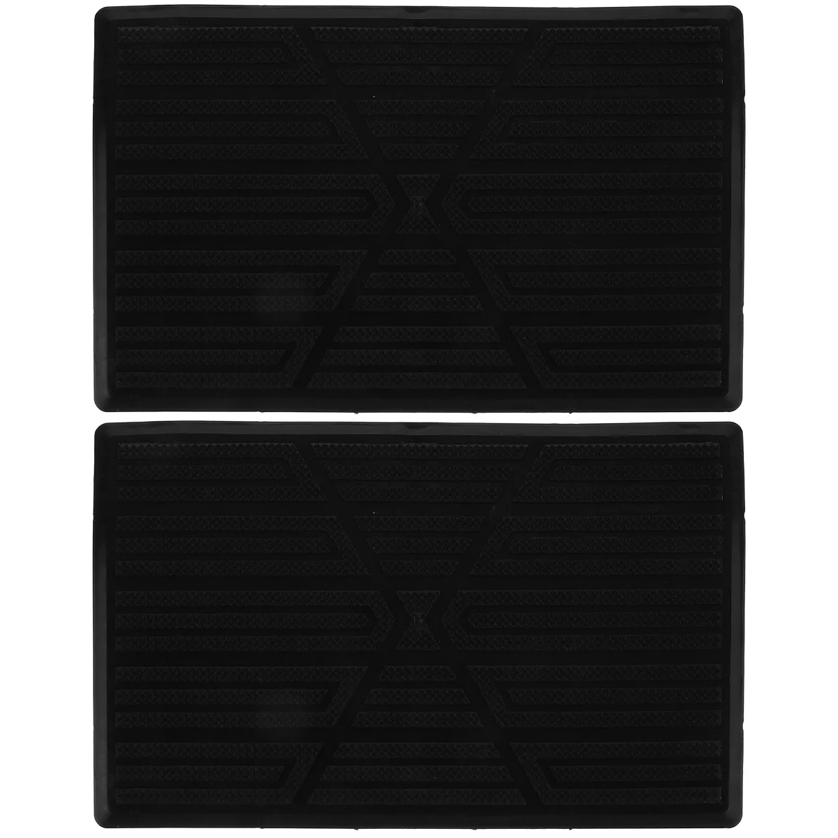 

2pcs Car Floor Carpet Mat Patch Car Carpet Protector Rubber Pad Car Foot Pedals Pad