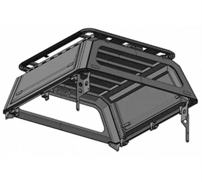 

Canopy Camper 4X4 Pickup Truck Hardtop Steel Topper Camper 4x4 Truck Canopy for Ford Raptor Ranger Hilux Tacoma Tundra