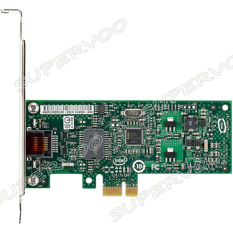 Adaptateur de bureau Gigabit CT PCIE, 10/100/1000Mbps, carte d'interface réseau, pour Rom, Compatible