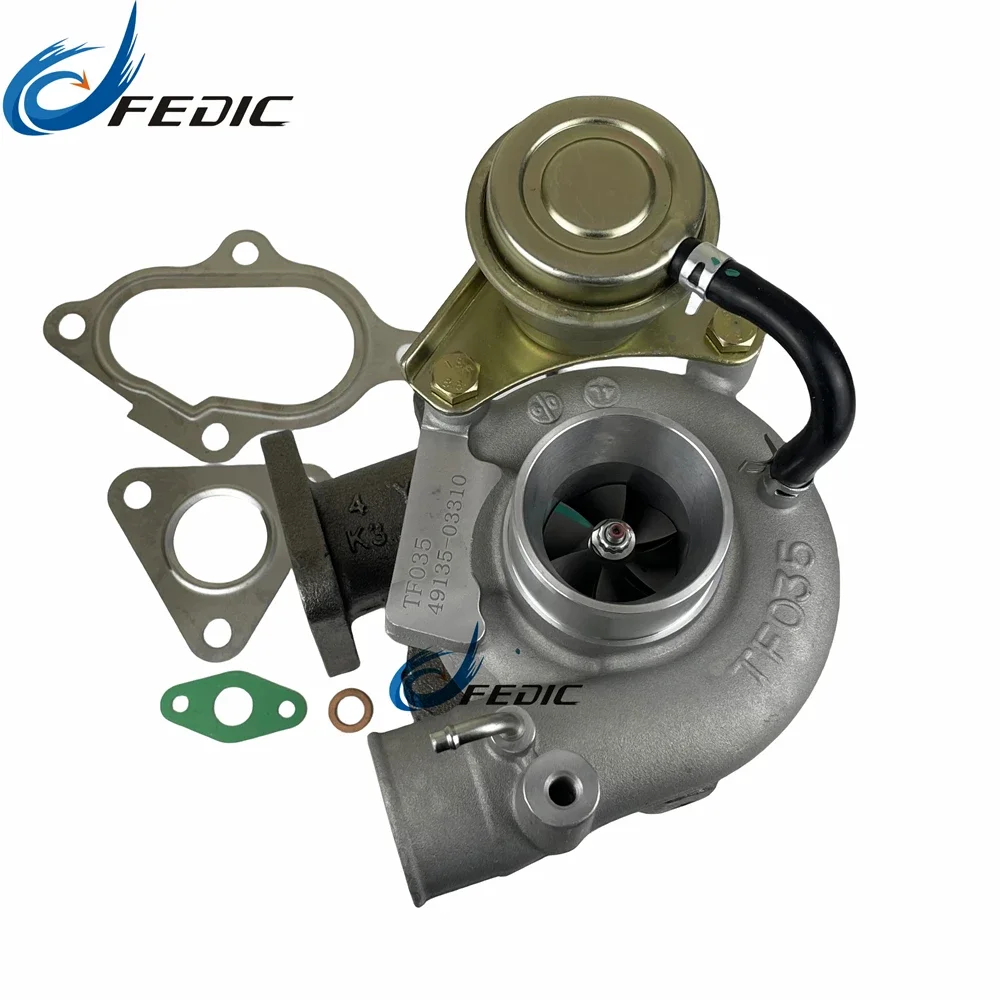 Oil Cooled Factory Turbocharger TF035 TF035HM-12T-4 49135-03310 Turbine for Mitsubish Pajero II Shogun Challenger 4M40 2.8L