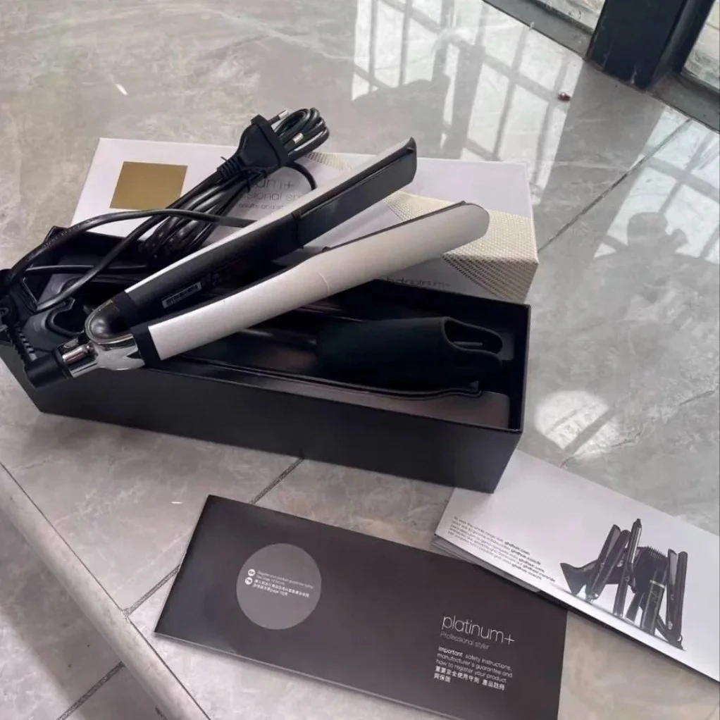 Adecuado para GHD Platinum Clip recto con cable sin dañar el rollo de cabello y peine de pelo liso de doble uso