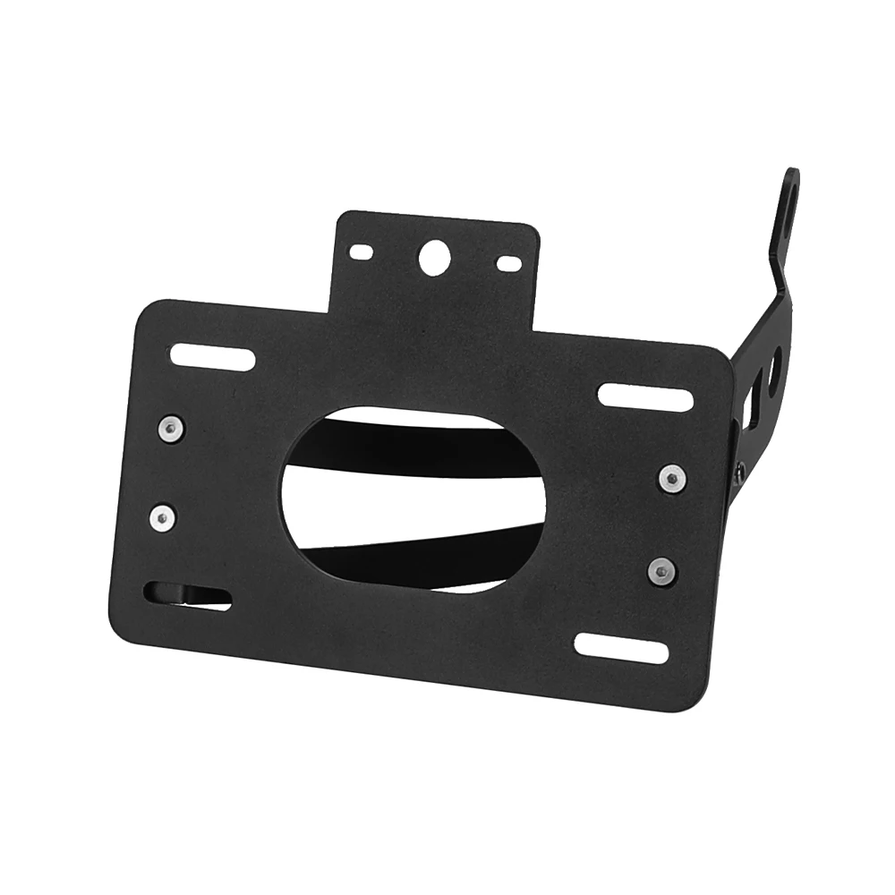 Motorcycle Side Mount LED License Plate Light For Yamaha XV1100 Virago XV535 535 Registration Number Holder Bracket Rear Lamp