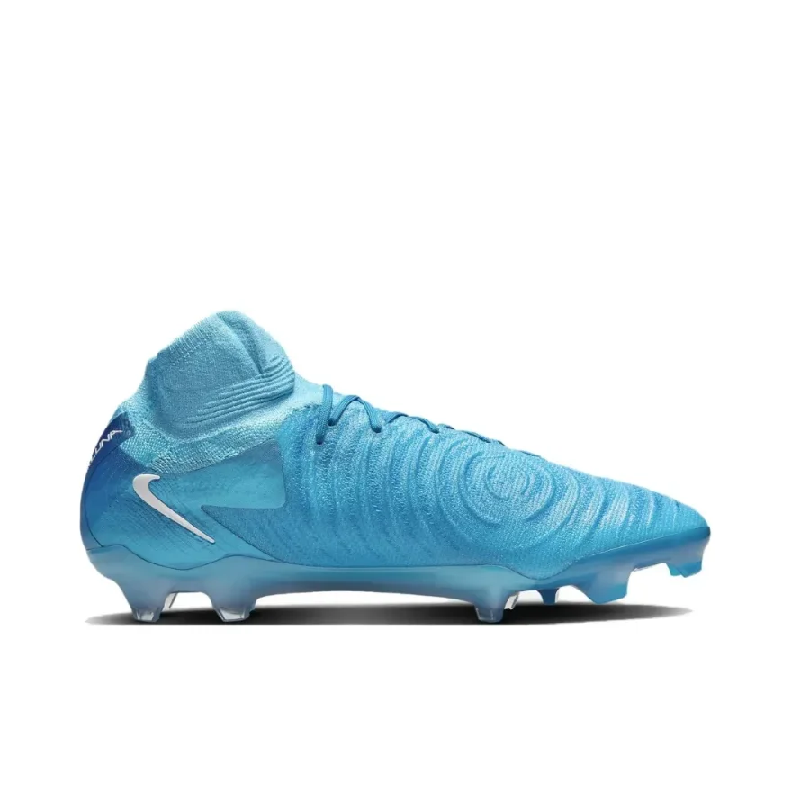 NIKE Phantom Luna 2 Elite FG High-Top Men football boots winter Cushioning rebound Soccer shoes Light and flexible sneaker blue