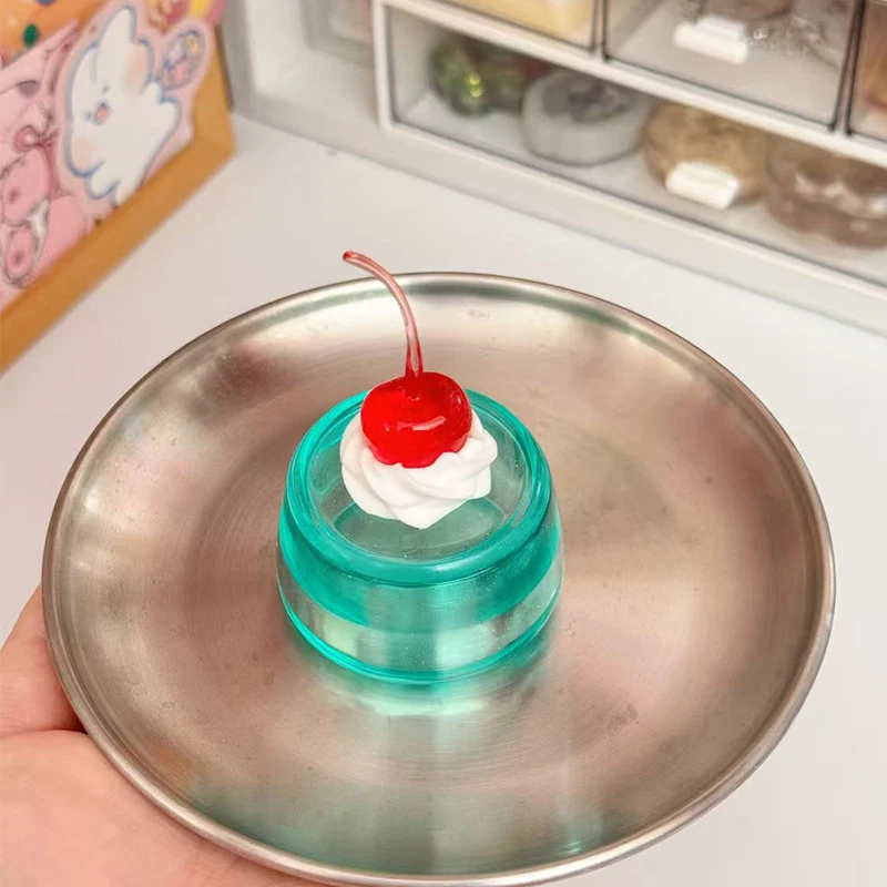 اليابانية بودنغ اليدوية الرجعية الدعائم بودنغ جرة مع غطاء لطيف هلام الغراء قطرة صندوق تخزين القلم كوب غرفة الديكور الرجعية الدعائم #4