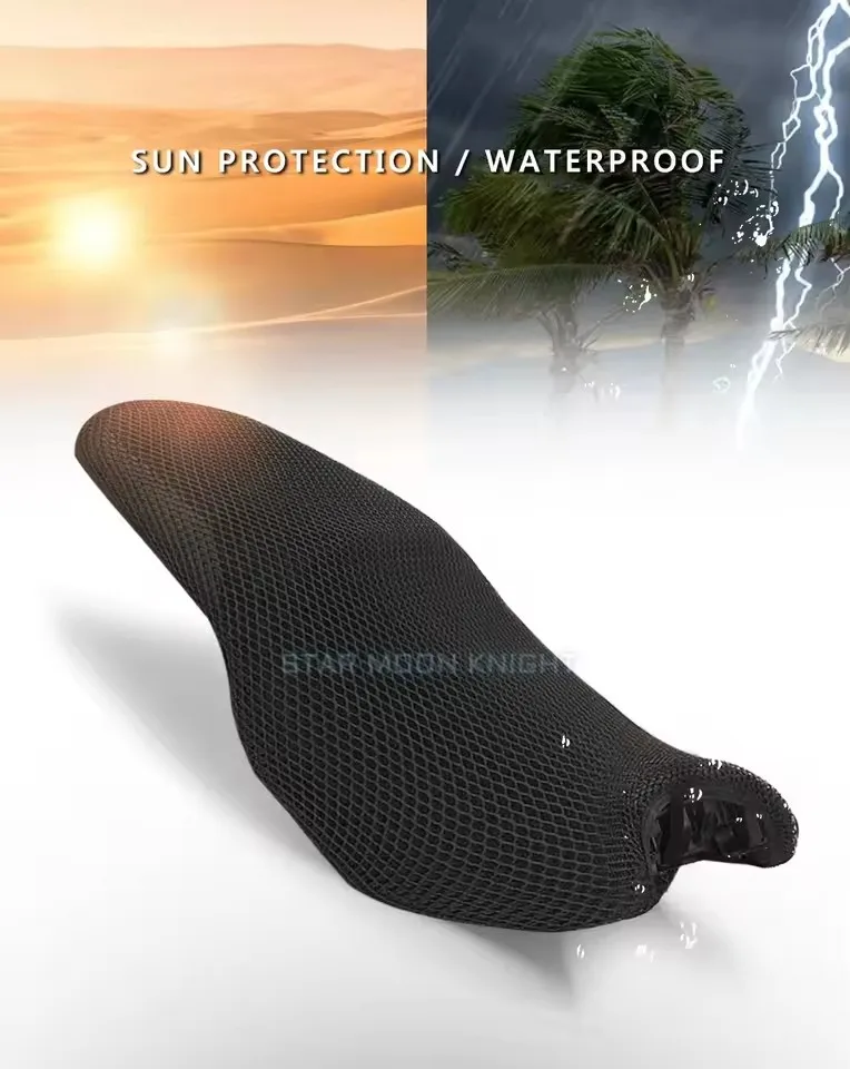 

Motorcycle Protecting Cushion Seat Cover Fit For Kawasaki Versys 650 Versys650 Fabric Saddle Seat Cover Accessories