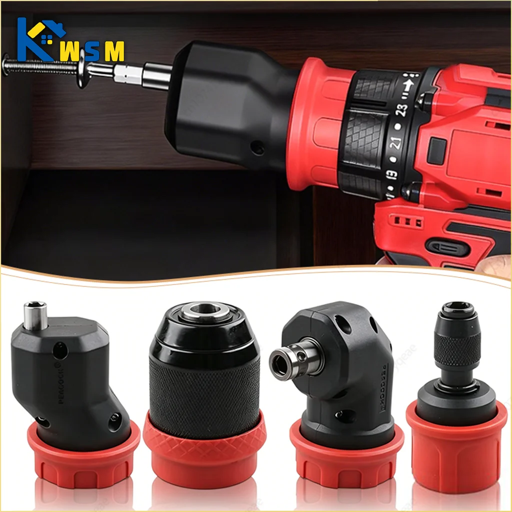 Quick Release Drill Chuck Adapter for 6.35mm Shank Brushless Rechargeable Electric Power Drill Conversion Tool Parts