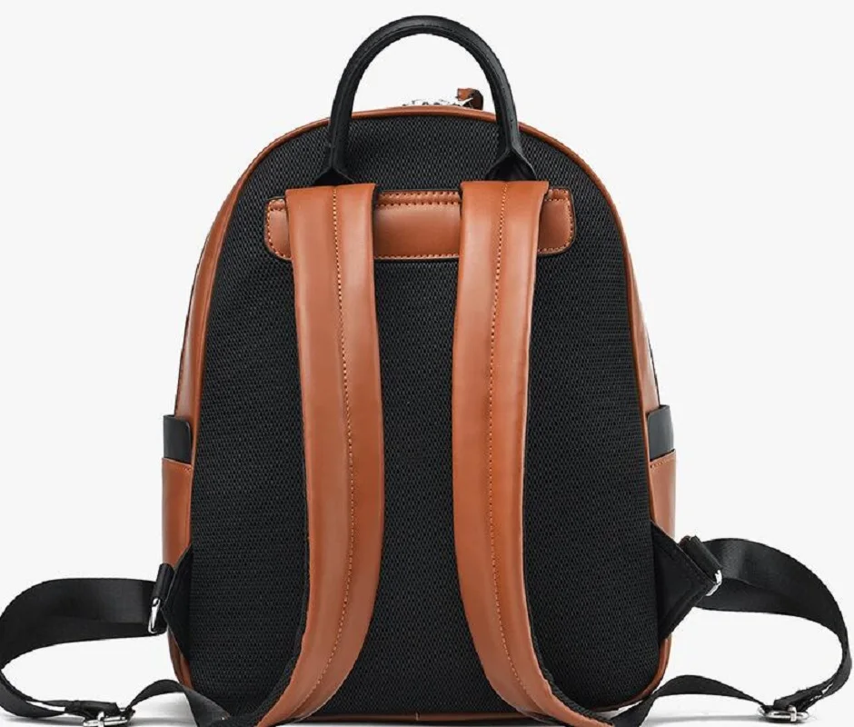 New Korean Fashion Academic Style High Quality Leather Backpack Women Large Capacity Travel Shoulder Bags School Bag Backpacks