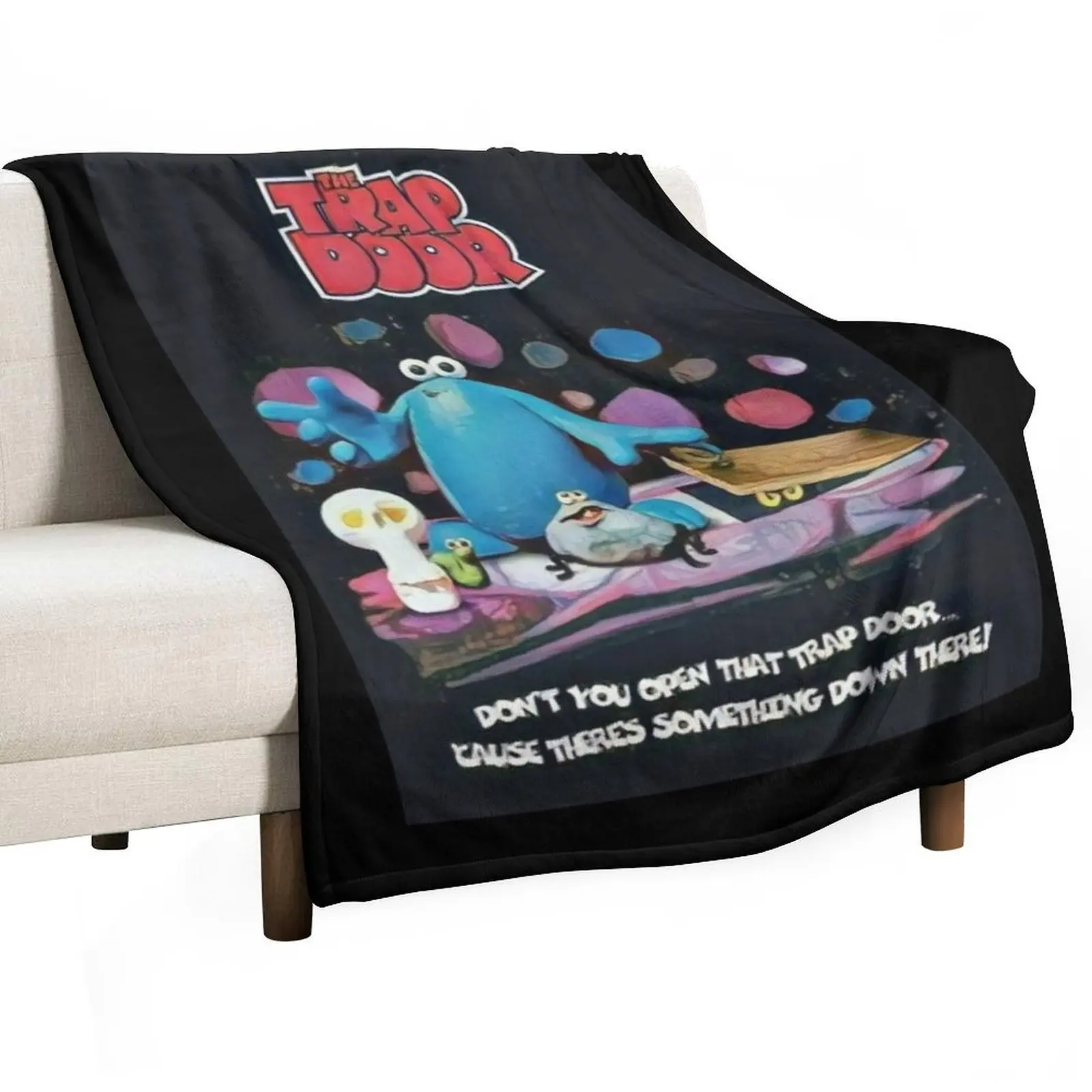 

The Trap Door (OH GLOBBITS) OG DESIGN classic cartoon berk boney drut 80s stop motion Throw Blanket Multi-Purpose Polar Blankets