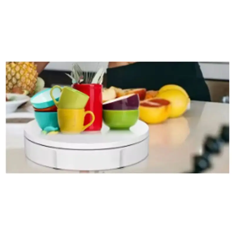 ABKN-Rotating Display Stand For Photography For Live Sales, Electric With Remote Control, 360° Adjustable Speed& Angle Turntable