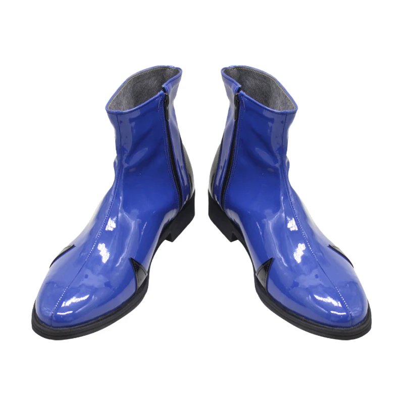 อิคาริ ชินจิคอสเพลย์รองเท้ารองเท้าสีฟ้าอะนิเมะ EVA บทบาทเล่นรองเท้าหนังเทียมสำหรับชาย