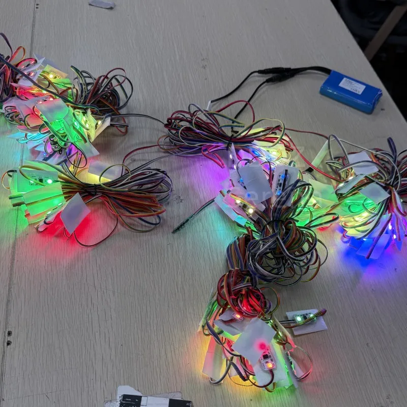 DDDZ 12 metri quadrati LED pilota aquilone morbido gonfiabile 4 fori 30D ripstop nylon mostra aquilone sollevatore trattore navigatore di volo notturno