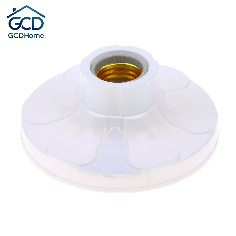 120mm E27 Keyless Lamp Socket Ceramic Porcelain Light Base 1Pc Heatproof for Garden Balcony Lighting Installation