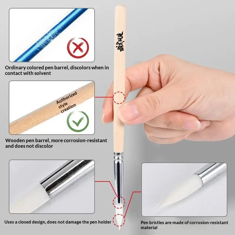 MS138 Airbrush Cleaning Brush For DIY Projects Quick Clean Brush Hobby Model Building Tool Quick Clean Corrosion Resistance