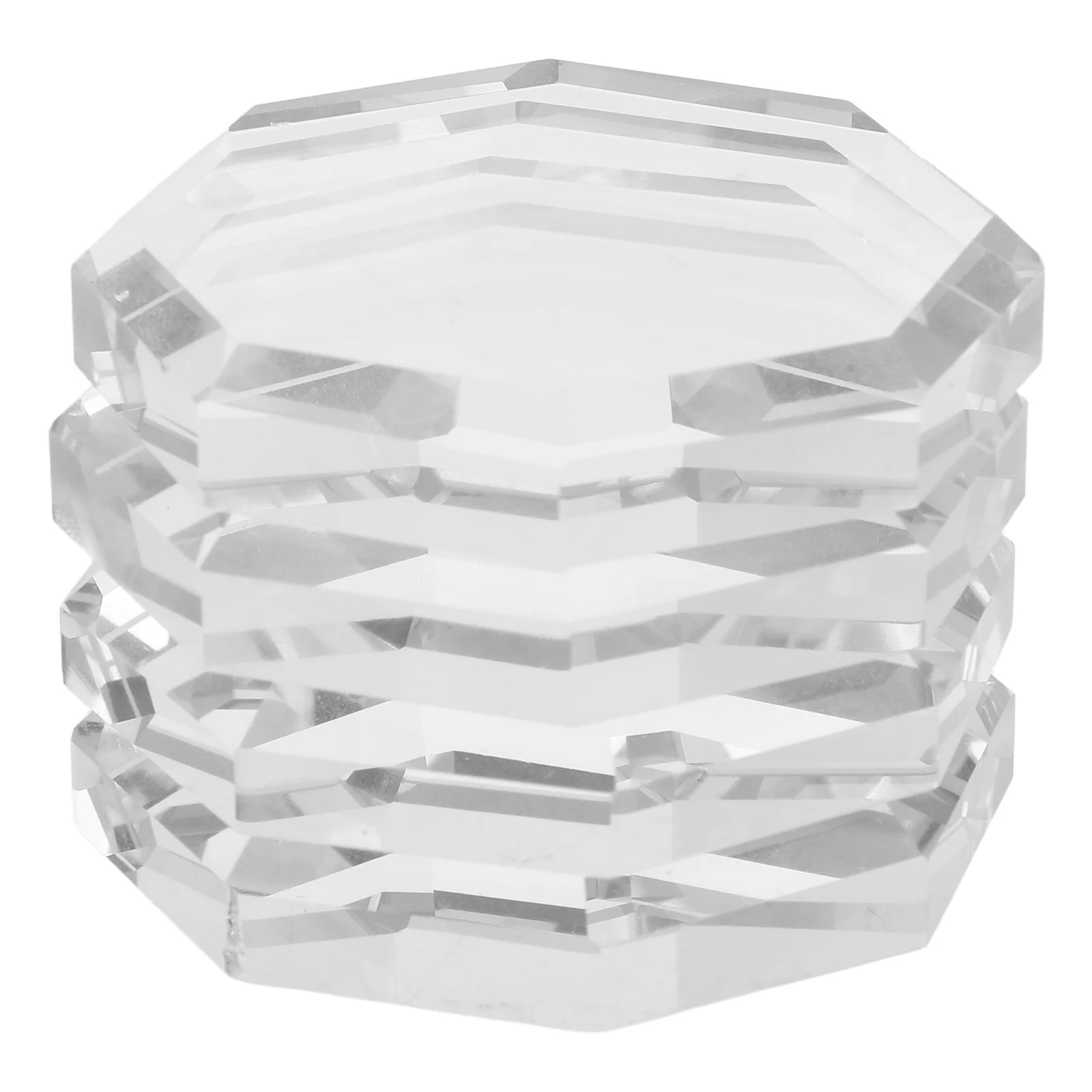 

8pcs Glass Pattern Weights Octagon Clear Tailor Sewing Weights For Cutting Fabric Quilting Templates Craft Projects Glass