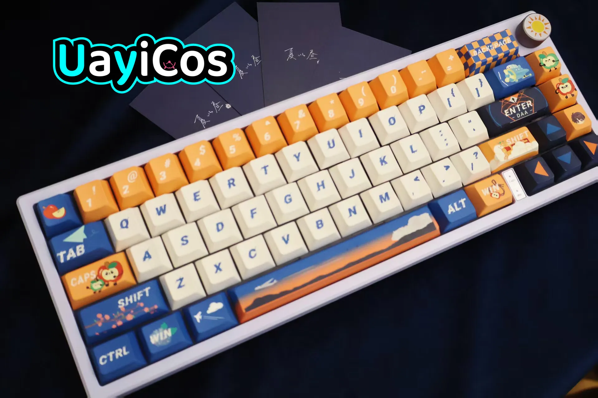 In Stock Mechanical keyboard Keycap Love and Deepspace Caleb keycap Doll Accessories  Anime Game Toy Kids Gifts Cosplay