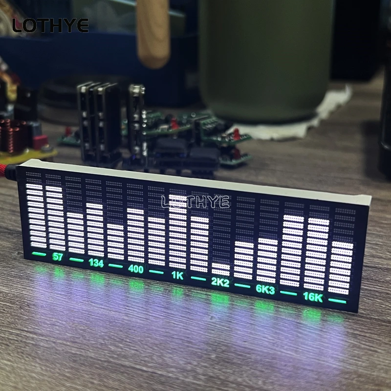 Światło LED Spektrum muzyczne Pickup Analizator rytmu Wyświetlacz świetlny Aktywowany głosem wskaźnik poziomu dźwięku Miernik VU Lampa nastrojowa samochodu
