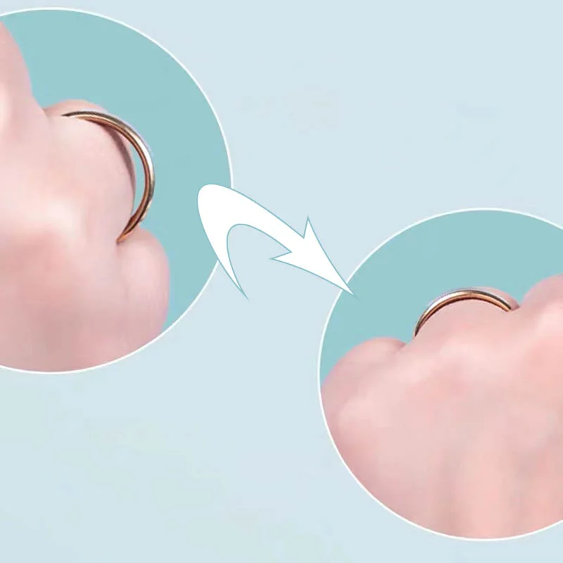 18Pcs Transparent Ring Inner Size Adjust for Big Size Rings Anti Lost Invisible Ring Fixed Tightener Reducer Resizing Sticker